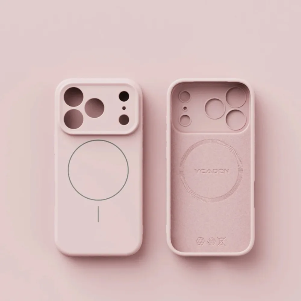 Capa De Silicone Líquido Para Iphone 11 Pro Max (rosa), Compatível Com Encaixe Magnético Magsafe, Protege A Lente.