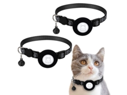 Colar De Gato Com Sino E Fivela De Segurança*
