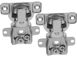2 Dobradiças Para Porta De Armário Com Fechamento Suave, Invisíveis