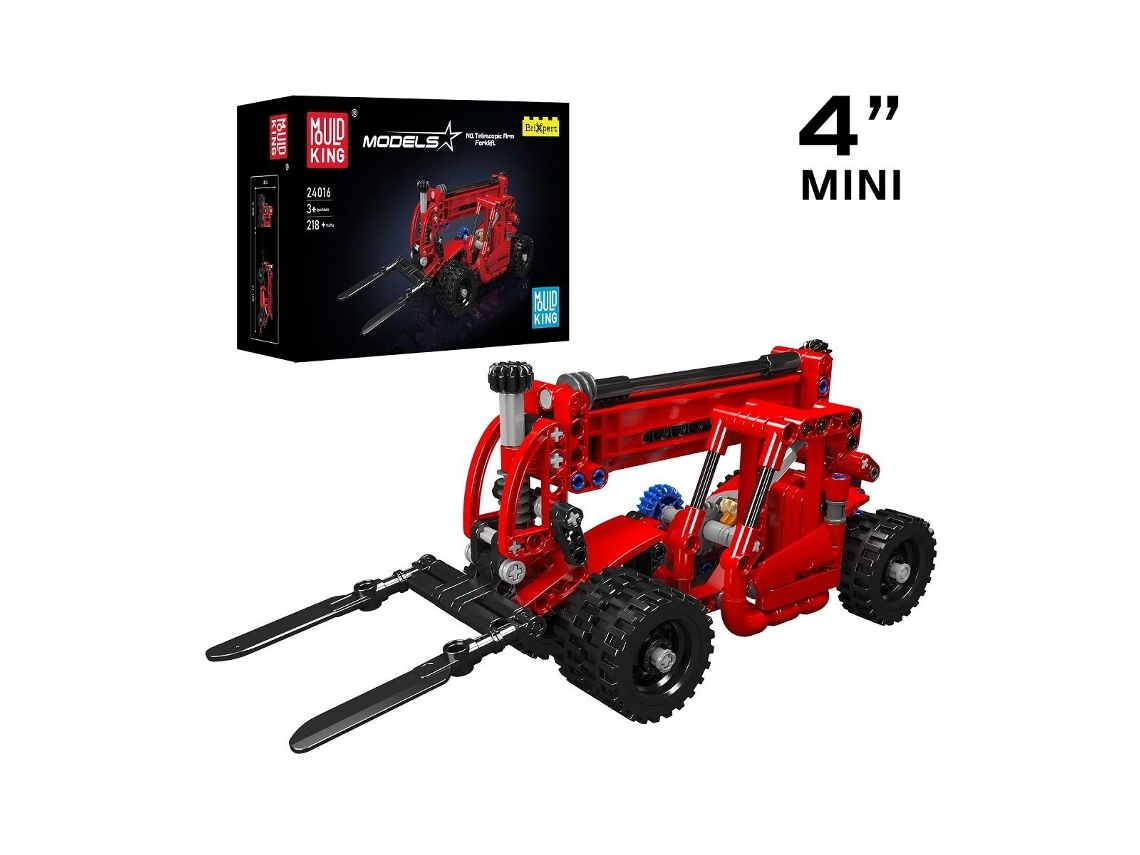 Mould King Carregadeira Telescópica Kit De Construção 24016