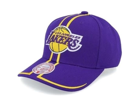 Boné de Homem MITCHELL AND NESS Los Angeles Lakers Roxo (Tamanho Único)