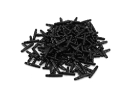 100pcs Conector T de Mangueira para Irrigação por Gotejamento | S/MARCA