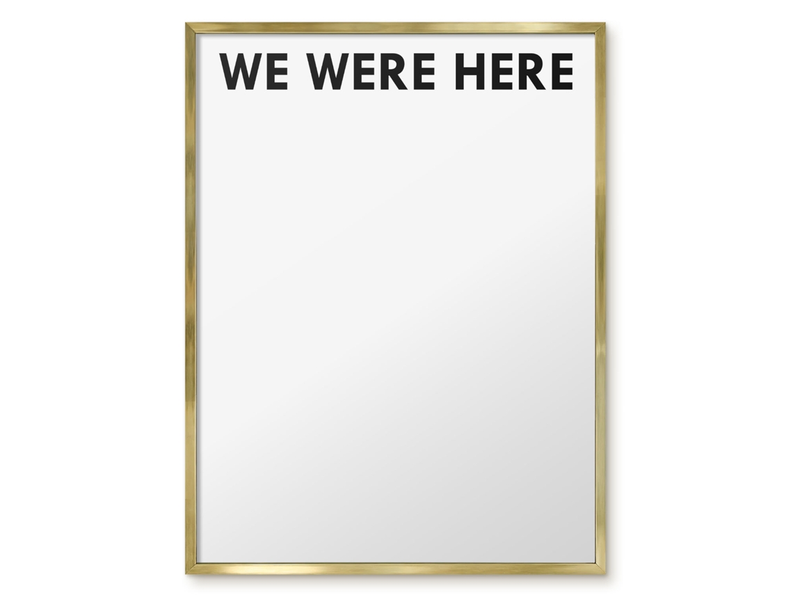 Magnetic Board For Wall We Were Here For The Bedroom Espelharte (60x80 Cm)
