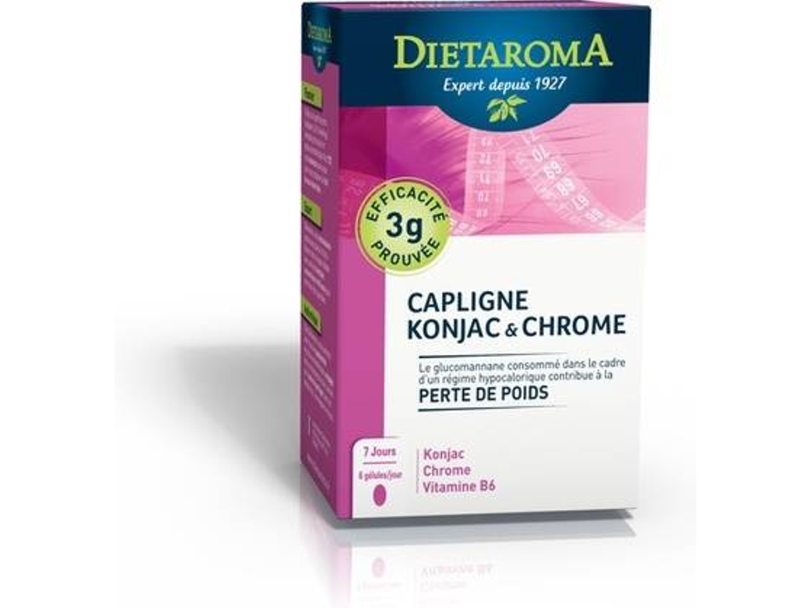 Suplemento Alimentar DIETAROMA Capligne Konjac & Crómio (6 pérolas)