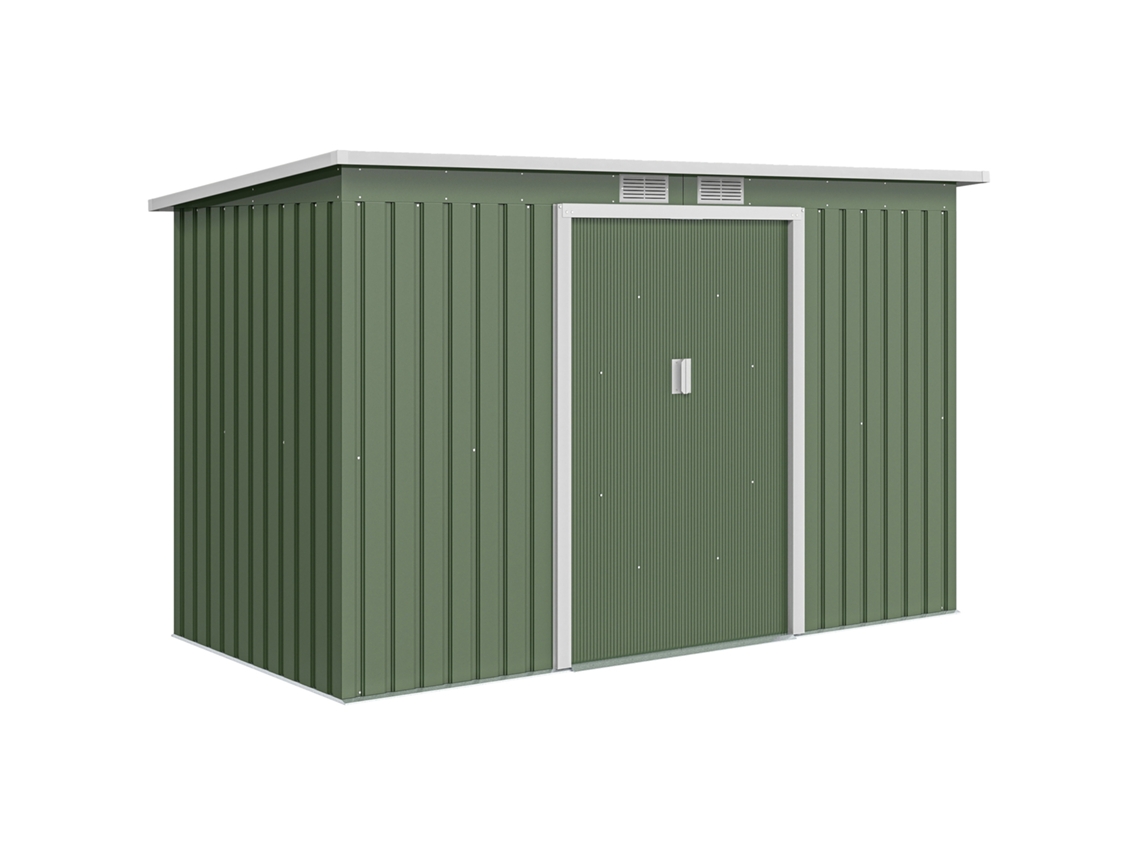 Casinha De Jardim Metálica Com Porta De Correr 6,3 M³