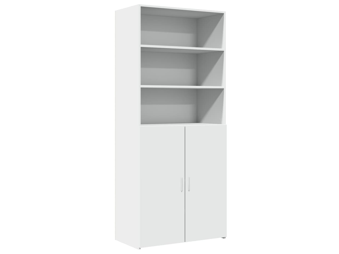 Conjunto 1 Móvel Alto Vidaxl Branco Derivados De Madeira (80 X 42.5 X 185 Cm)