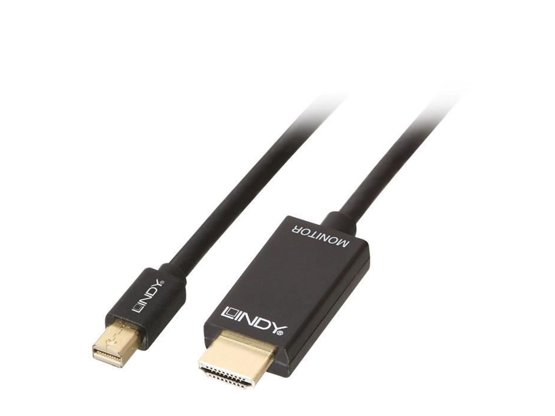 Cabo Lindy Mini Displayport Para Hdmi 4k30 2m Slowmoose (dp Passivo)