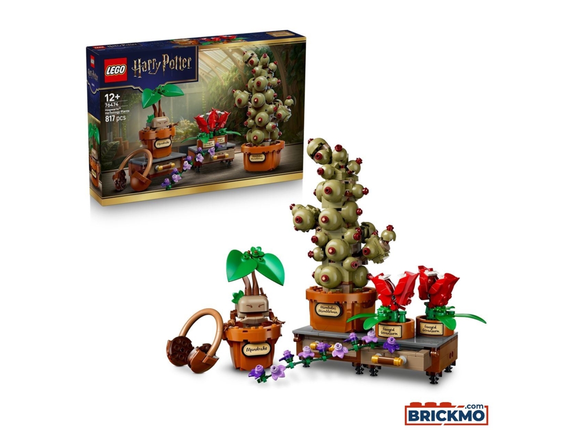 Lego Harry Potter 76474 Plantas De Herbologia De Hogwarts 76474