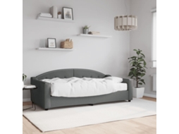 Daybed With Mattress, Daybeds With Mattresses Vidaxl Cinzeto Tecido (90 X 190 Cm)