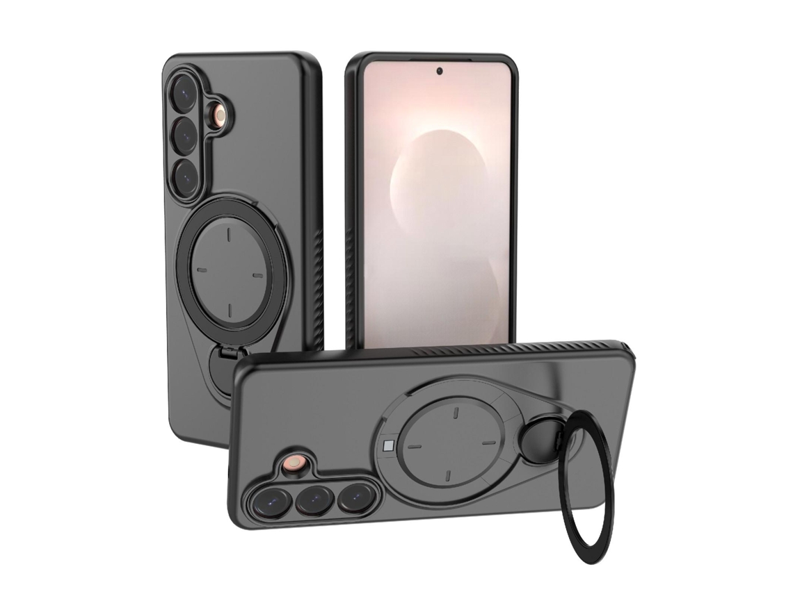 Capa Para Samsung Galaxy S26 Plus À Prova De Choque Com Suporte Giratório De 360 ​​graus,preto Gertiz