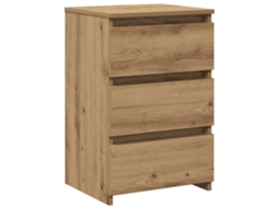 Mesa de Cabeceira em Carvalho Artesanal 40x35x62,5 Cm MAISON EXCLUSIVE