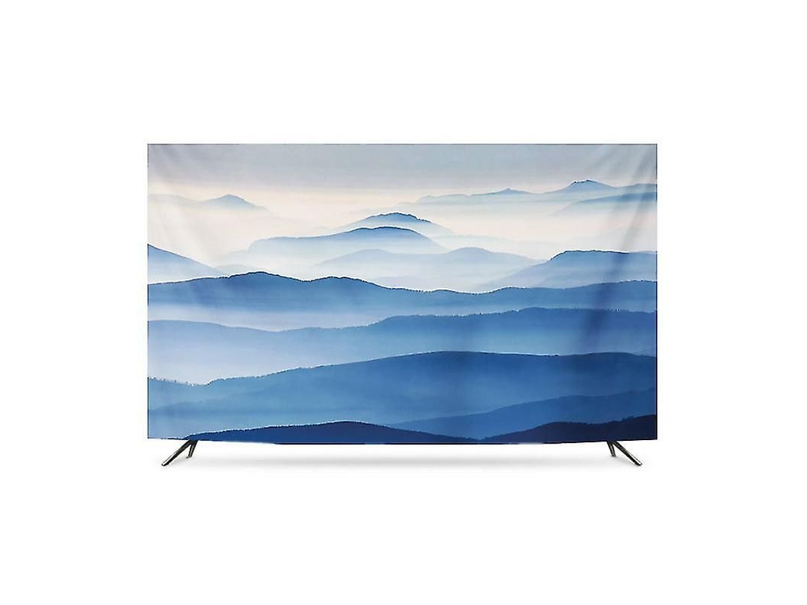 Capa Para Tv De Microfibra Lavável, Decoração Para Telas De 22 A 80 Polegadas