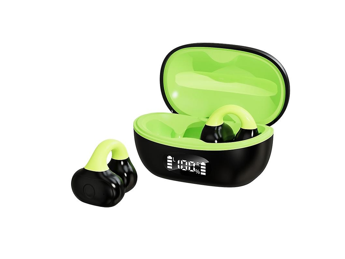Fone De Ouvido Bluetooth Com Clipe E Visor Digital Binaural VONKELIOS