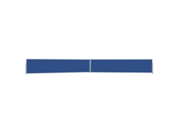 Side Awning, Side Awnings Vidaxl Azul Tecido (140 X 1200 Cm)