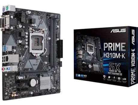 Motherboard ASUS Prime H310M-K (Socket LGA 1151 - Intel H310 - Micro ATX)