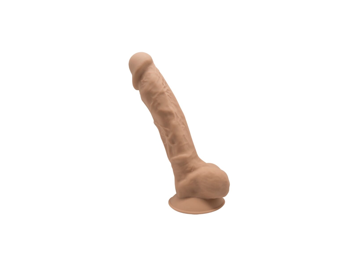 Dildo Realista Silexd Caramel Bege VETONEK