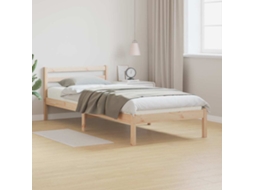 Vidaxl Estrutura da Cama com Cabeceira Castanho 225,5 X 85,5 X 69,5 Cm