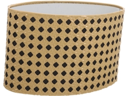 Cúpula Oval Oca de Metal para Luminária de Mesa. SFUSHOS