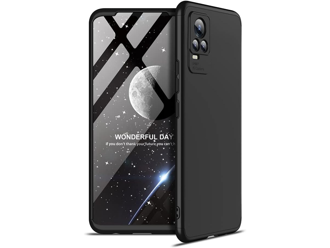 Película de Ecrã Proteção para Vivo V21E 4G HONGWE. Vidro Temperado Preto