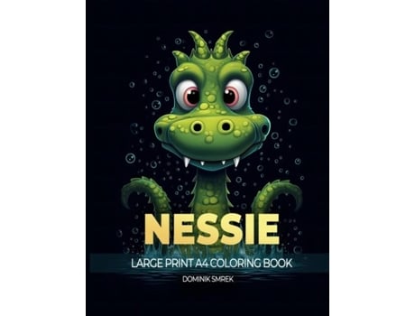 Livro NESSIE A Large Print A4 Colouring Book de Dominik Smrek (Inglês)