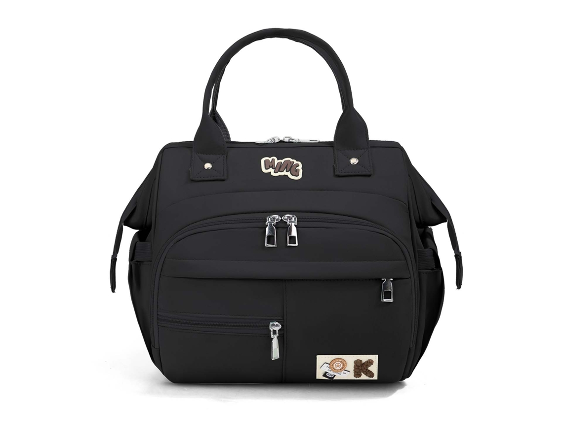 Mochila De Maternidade Hibbent Leve E Resistente À Água (preto)