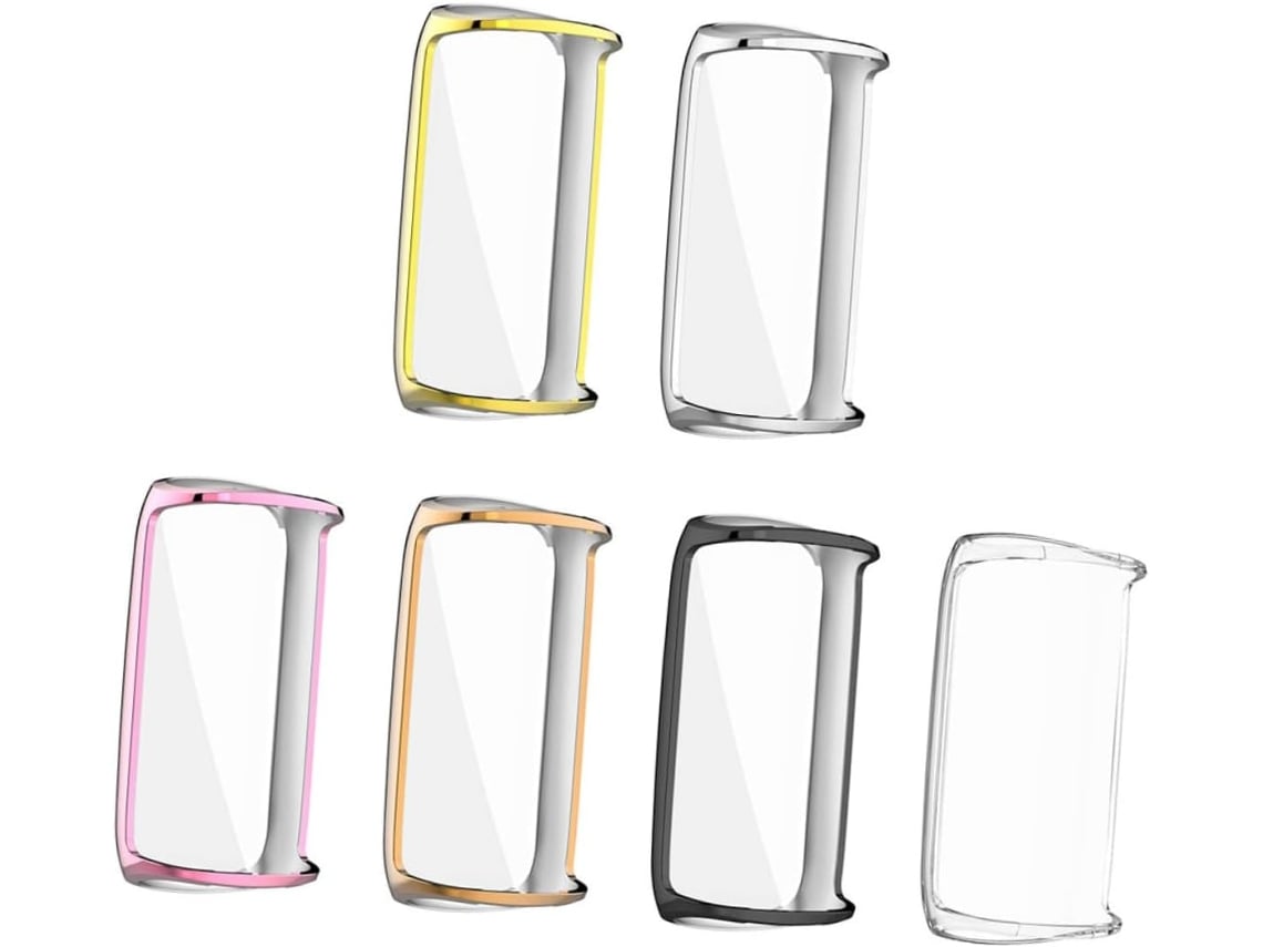 Capa Protetora De Tpu Para Smartwatch Luxe, 6 Peças, Proteção Antirriscos, Compatível Com Acessórios Gokoco