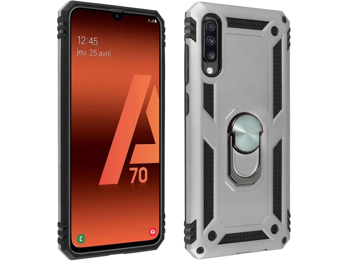 Lurelia Capa Com Anel Para Samsung Galaxy A70 Prateado