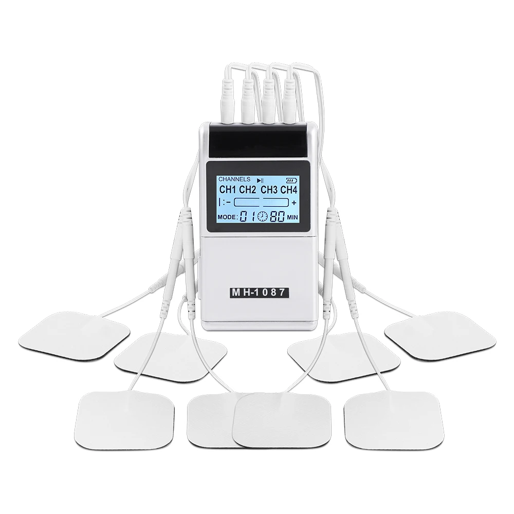 Massageador Elétrico Profissional com 15 Modos, Massageador Corporal com Eletrodos Tens. MDUG
