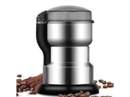 Moedor De Café Elétrico, Moedor De Especiarias Prateado, Com Um Toque Para Moer Grãos De Café, Especiarias, Ervas Secas, Nozes, Etc. Brilvibera