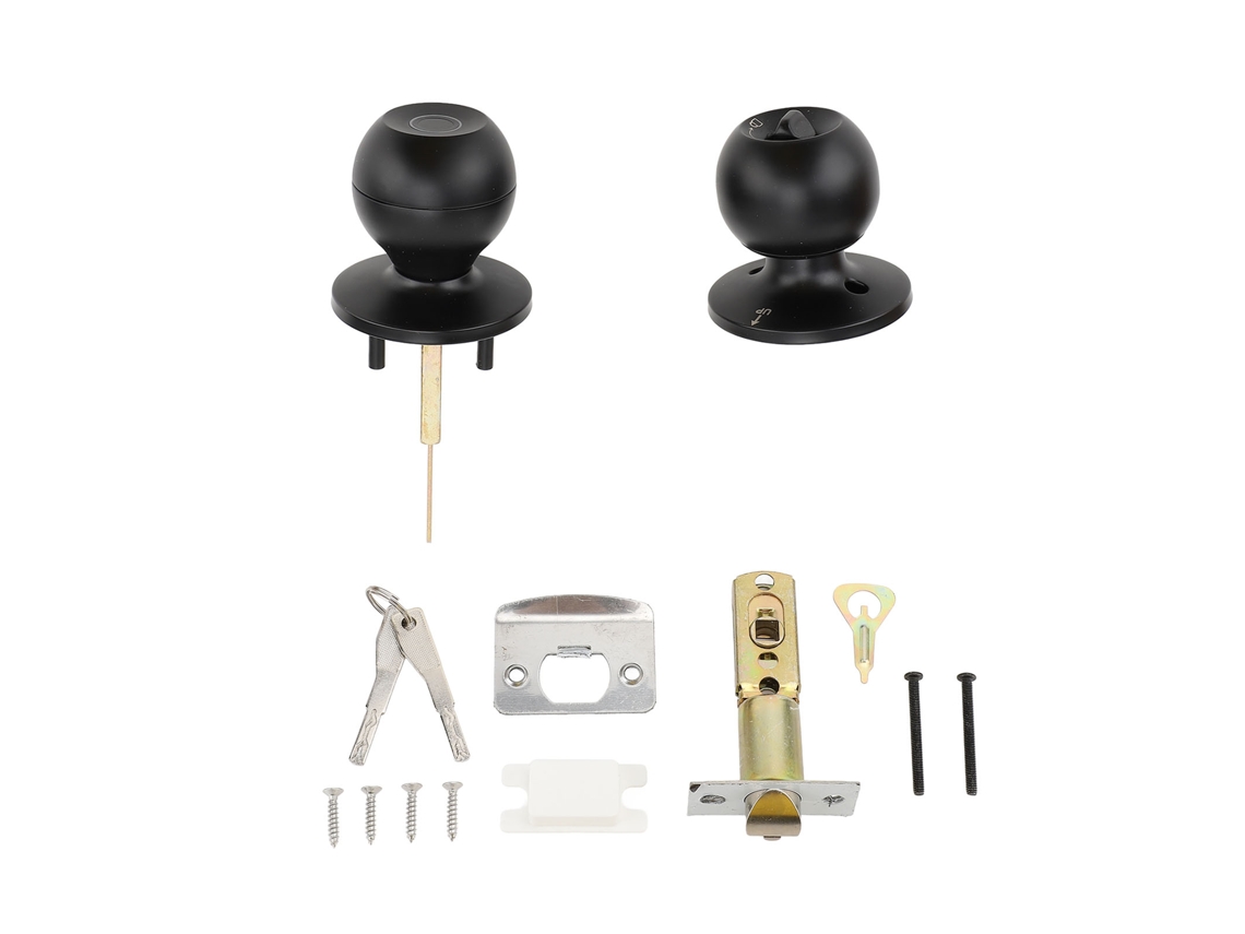Pernambuco Inteligente Bluetooth Tuya Porta 35 55mm Preto