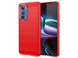 Capa De Celular De Fibra De Carbono Tpu Com Textura Escovada Para Motorola Edge 30