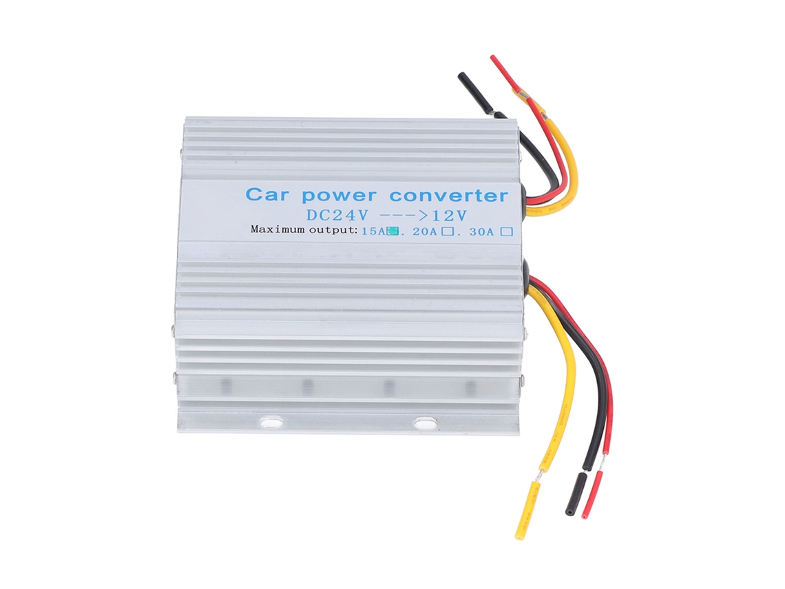 Conversor de Potência para Carro Transformador Redutor Dc 24v para 12v 15a