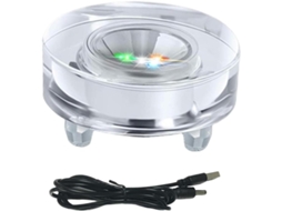 Base De Luz Com Fio Versátil Cores Variáveis,