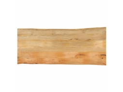 Vidaxl Tampo De Mesa C/ Borda Viva 140x60x2,5 Cm Mangueira Maciça