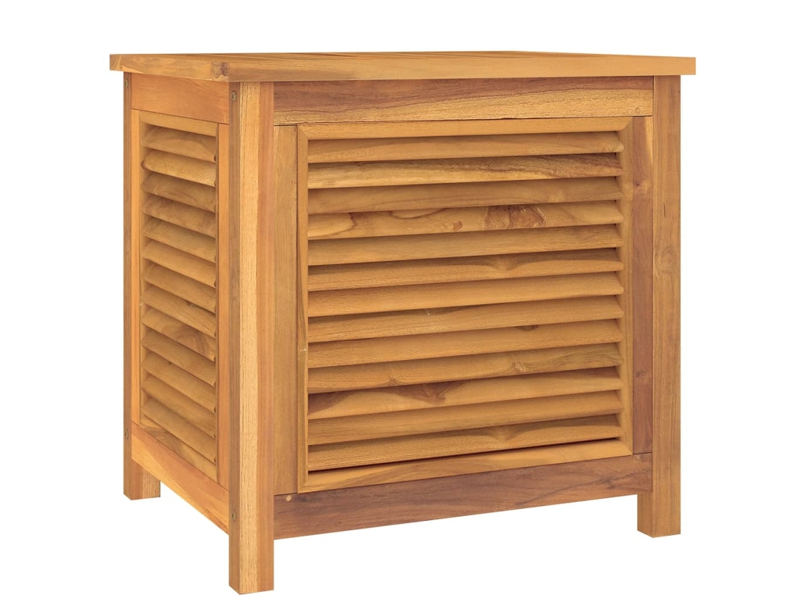 Garden Storage Box, Garden Storage Boxes Vidaxl Marrom Teca (60 X 50 X 58 Cm)
