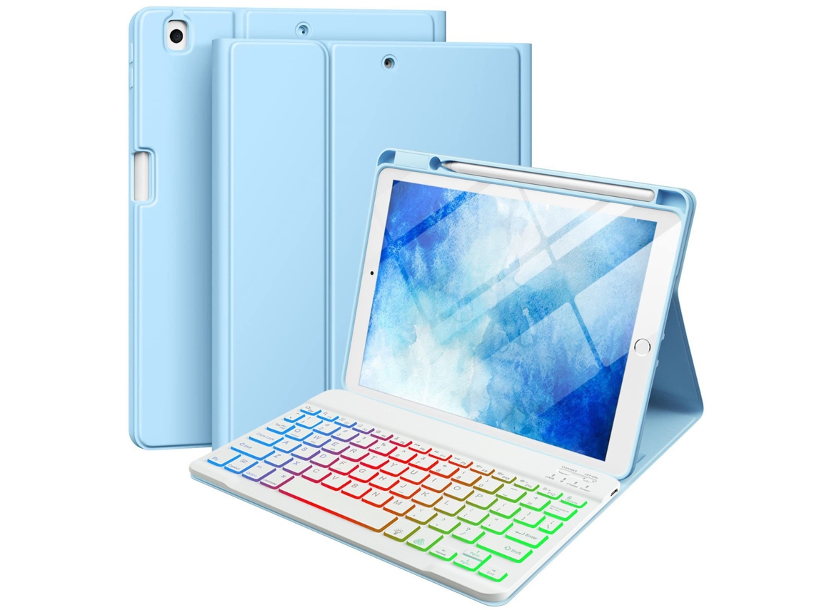 Capa Teclado Para Xiaomi Pad 8/8pro 11,2 Polegadas, Com Teclado Retroiluminado Colorido (azul) Cuich (2025)