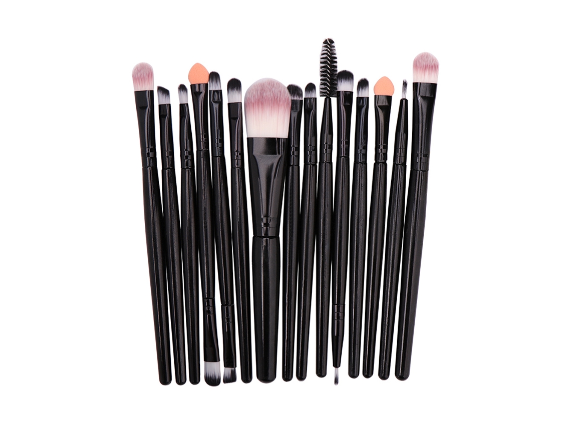 Conjunto De Pincéis De Maquiagem Para Aplicar Base E Sombras De Olhos