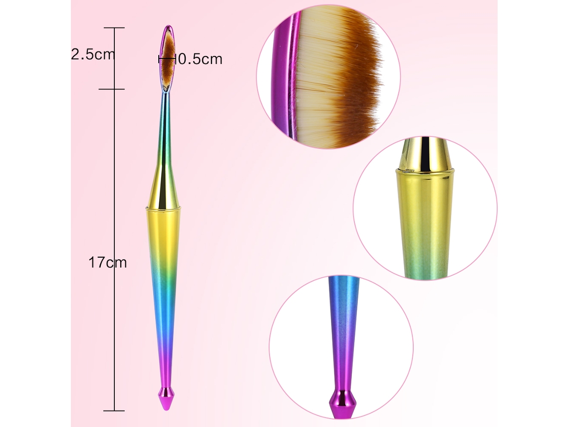 Pincel De Maquiagem Para Concealer E Pó