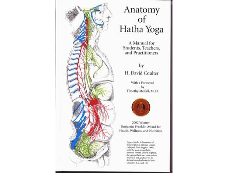 Livro the anatomy of hatha yoga de h.david coulter (inglês)