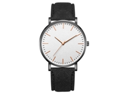 Reloj De Aleación Simple Y Moderno De Dial Redondo Reloj De Cuarzo Para Mujer Y Hombre