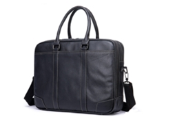 Bolsa Crossbody de Couro Genuíno Masculino Maleta Mensageiro Portátil Vintage Ombro Bolsa de Viagem-Cor 1