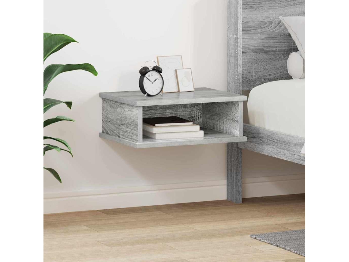 Vidaxl Mesa-de-cabeceira Cinza Sonoma 40 X 31 X 15 Cm