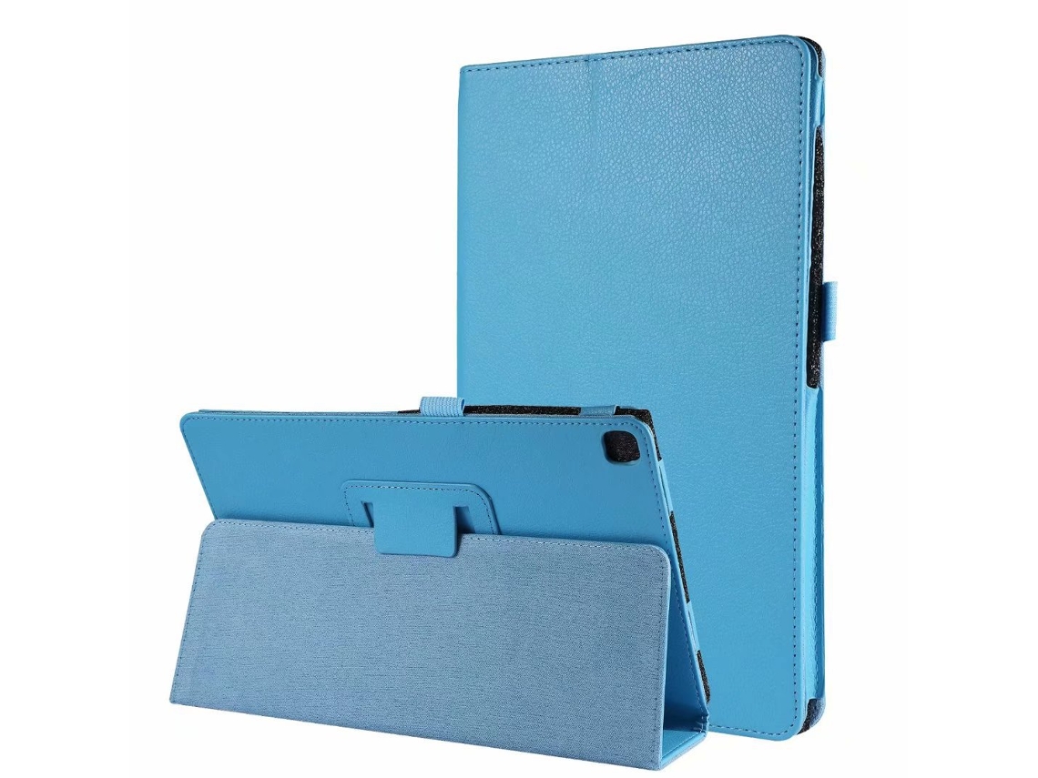 Capa De Couro Compatível Com O Tablet Samsung Tab A7 T500 Modelo 2020 T505 De 10,4 Polegadas.azul Celeste Yunzii