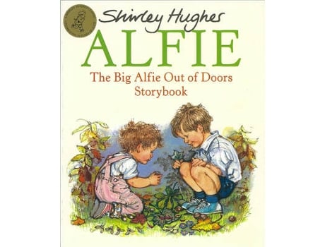 Livro the big alfie out of doors storybook de shirley hughes (inglês)