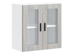 Kitchen Wall Cabinet, Kitchen Wall Cabinets Vidaxl Cinzeto Madeira Processada (n/a)