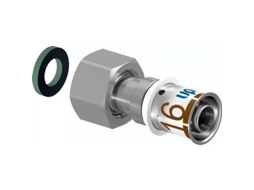 Racor S-Press Plus com Porca Móvel 20-G1/2 UPONOR
