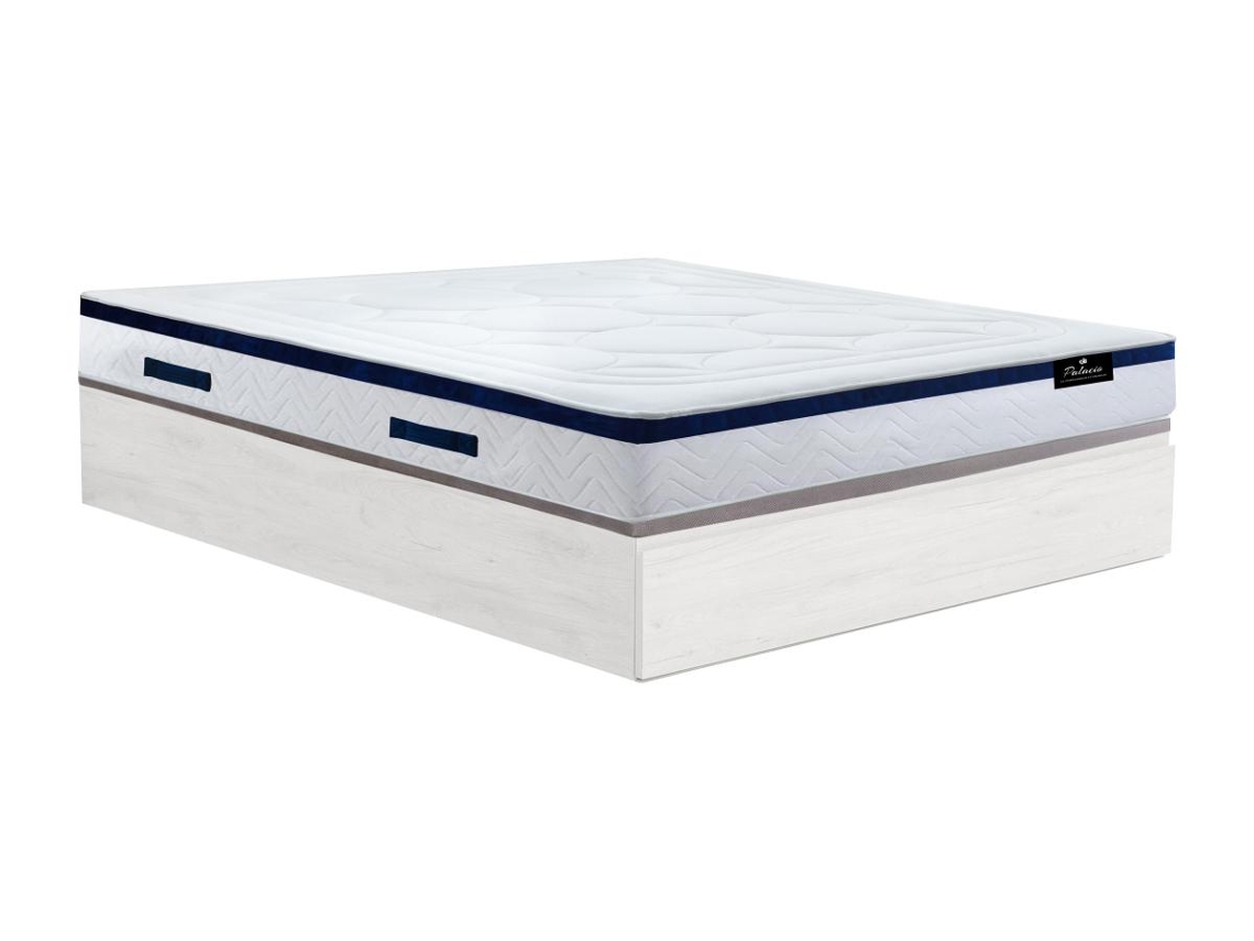 Sommier Cofre Marquis VENTE-UNIQUE.PT Madeira Branco (140x190cm)