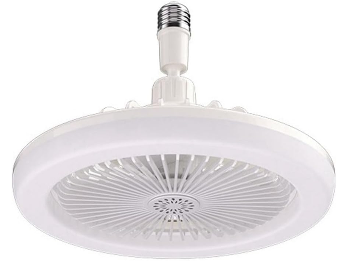 Ventiladores De Teto Com Base E27 E Adaptador Para Lâmpada Para Quarto E Sala De Estar. Gokoco