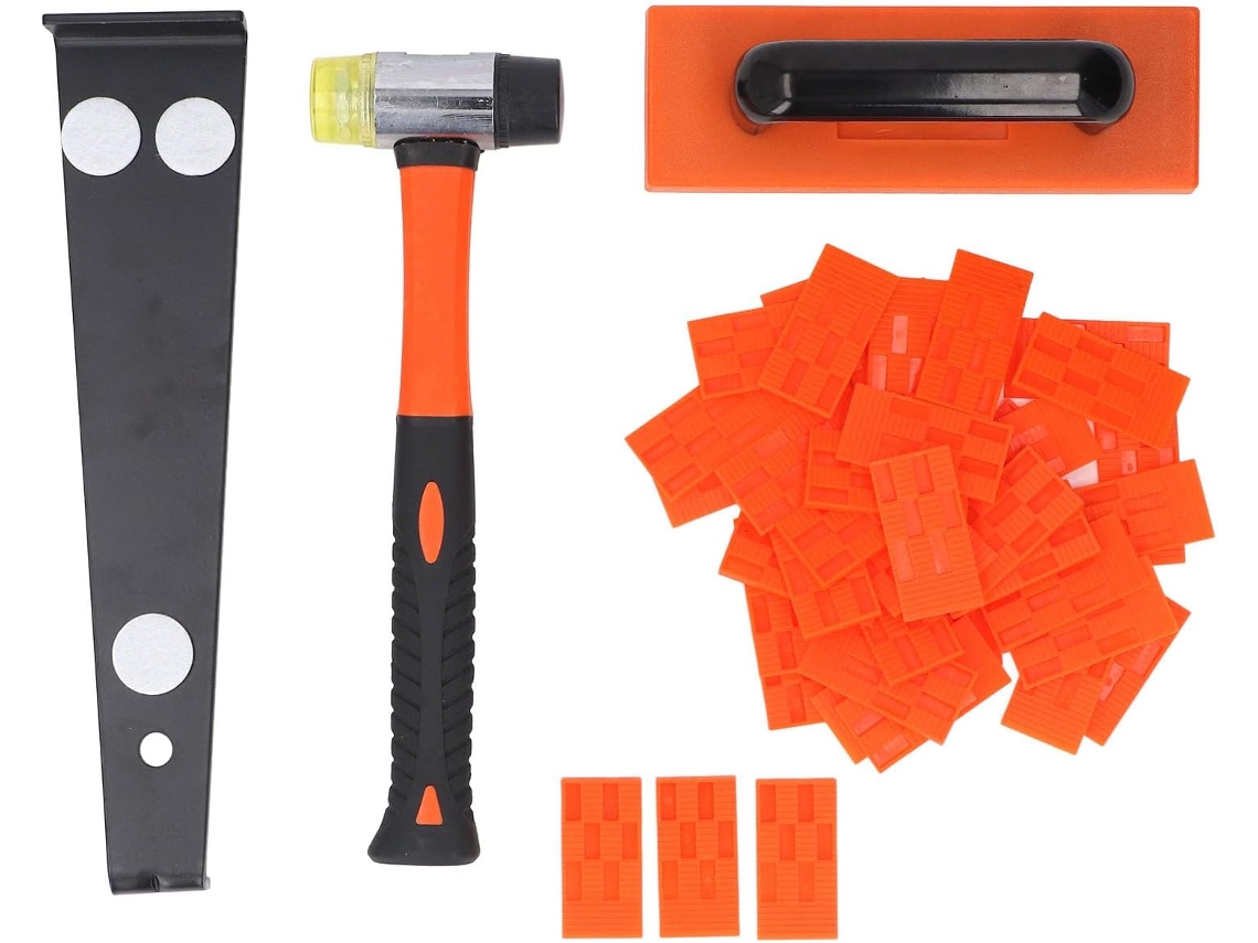 Kit De Instalação Piso Laminado Madeira Kuidamos, Bloco Batente Macio