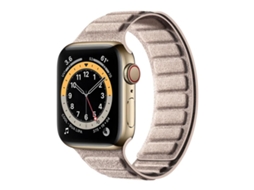Bracelete Apple Watch Camurça Imanação Quadrada Fecho Magnético XIAOMOYU